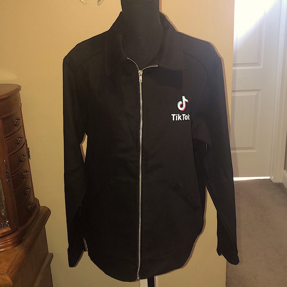 TikTok Zippered Front Jacket